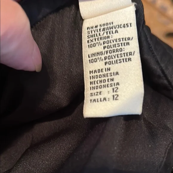 Elegant Black‎ and Gold Dress size 12 - Picture 9 of 9